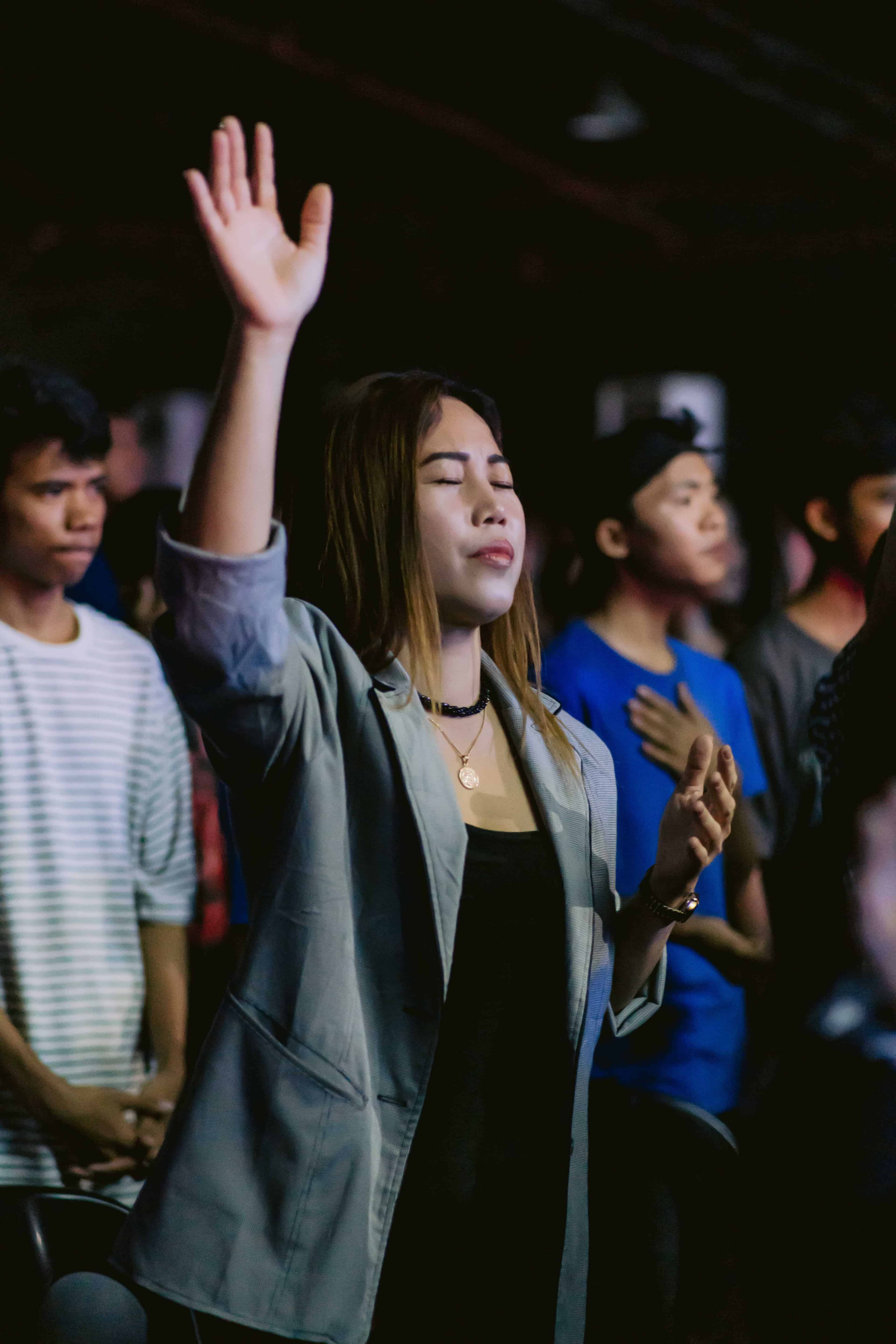 Worship moment at CLC